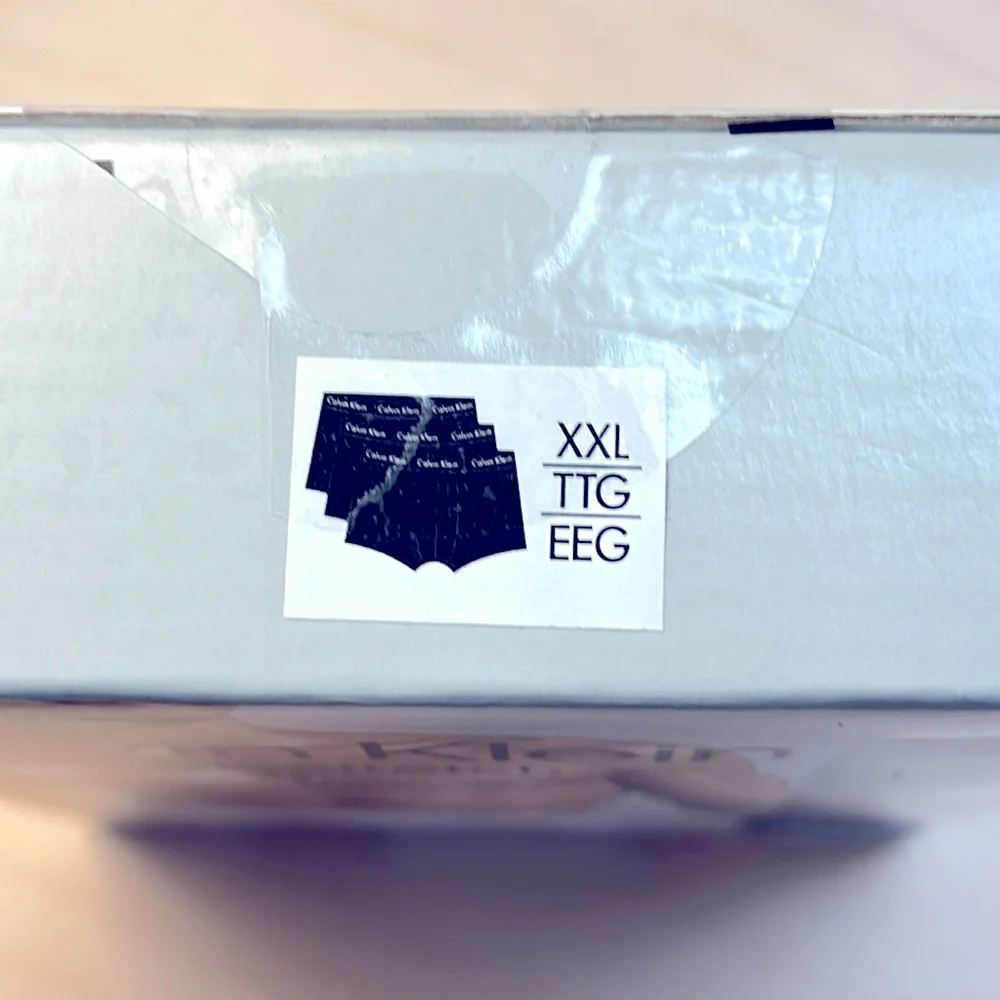 Calvin Klein Low-Rise Cotton Stretch Black Trunks XXL NWT